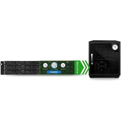 Asustor Rackmount 12-Bay NAS Intel Xeon 4C CPU 8GB DDR4 2 M.2 Slots