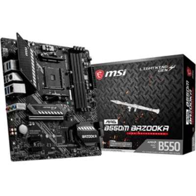 MSI B550M Bazooka MATX Gaming Motherboard PCIE 4GEN