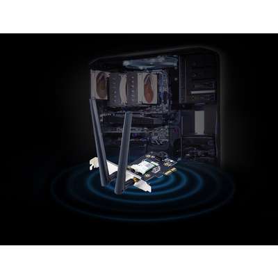 ASUS Pce-AX3000 WIFI6 11AX 160MHZ for Total Data Rate 3000MBP
