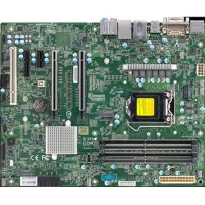 Supermicro MB Motherboard-X12SAE-B W480 Intel Xeon LGA1200 DDR4 128GB HDMI DP Dvid ATX