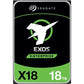 Seagate EXOS X18 18TB 6Gb/s SATA 7.2K RPM 256MB 512e/4Kn 3.5"