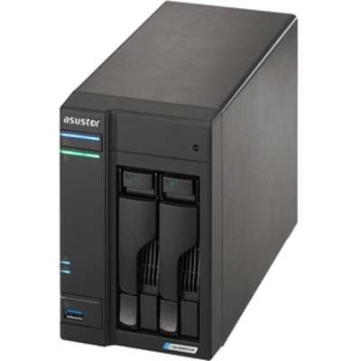 Asustor Lockerstor 2-Bay NAS Intel 4C CPU 4GB DDR4 2 M.2 Slots