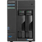 Asustor Lockerstor 2-Bay NAS Intel 4C CPU 4GB DDR4 2 M.2 Slots