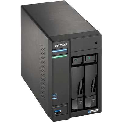 Asustor Lockerstor 2-Bay NAS Intel 4C CPU 4GB DDR4 2 M.2 Slots