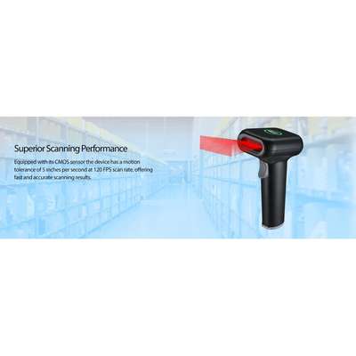 Adesso NuScan 2700R 2D Wireless Barcode Scanner with Charging Cradle