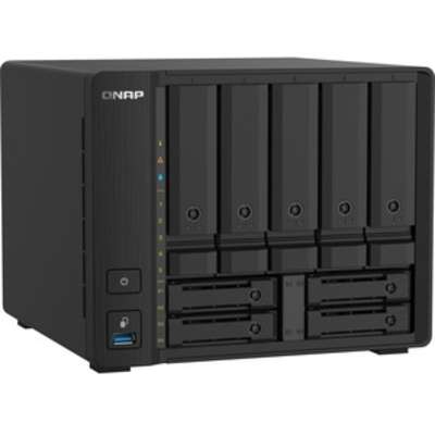 QNAP TS-932PX 5 +4-Bay 64-Bit NAS with Hardware Encrypt 4CORE 1.7GHZ 4GB Ram 2X10GB