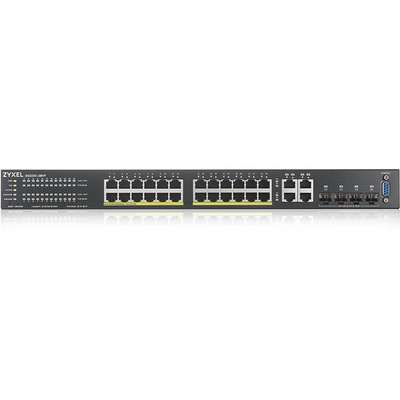 Zyxel GS2220-28HP Switch 24 Port Gigpoe+ Managed Switch+1-Year Nebula Pro