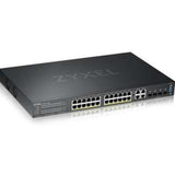 Zyxel GS2220-28HP Switch 24 Port Gigpoe+ Managed Switch+1-Year Nebula Pro