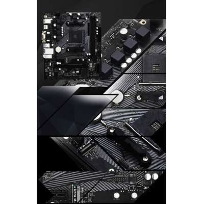 ASRock Inc Asrock MB A520M-HDV AMD AM4 A520 Max.64G DDR4 PCIE HDMI Dvid