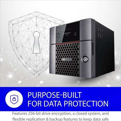 Buffalo Technology TeraStation 3220DN 2-Bay NAS 4TB (2x2TB) NAS Hard Drives Included 2.5GbE iSCSI