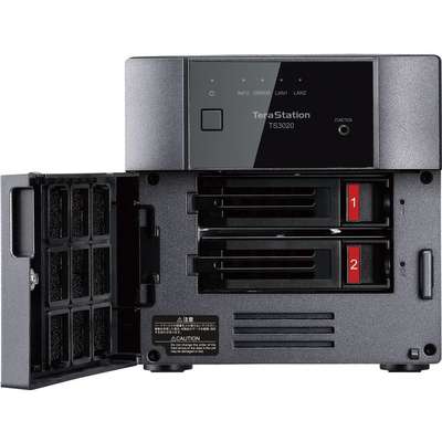 Buffalo Technology TeraStation 3220DN 2-Bay NAS 8TB (2x4TB) NAS Hard Drives Included 2.5GbE iSCSI