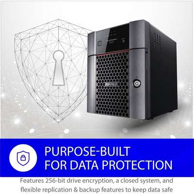 Buffalo Technology TeraStation 3420DN 4-Bay NAS 16TB (4x4TB) NAS Hard Drives Included 2.5GbE iSCSI
