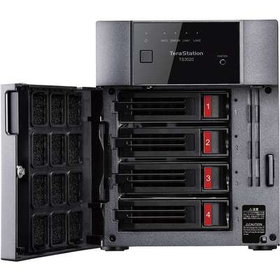 Buffalo Technology TeraStation 3420DN 4-Bay NAS 4TB (2x2TB) NAS Hard Drives Included 2.5GbE iSCSI