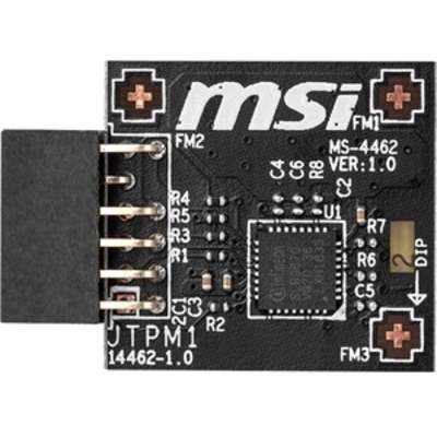 MSI 100 BULK Pack TPM 2.0 Module SPI Support INTEL 400 Series MB