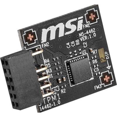 MSI 100 BULK Pack TPM 2.0 Module SPI Support INTEL 400 Series MB