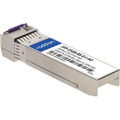 AddOn MSA & TAA Compliant XCVR 25G-BX LC 1330NMTX/1270NMRX SFP28