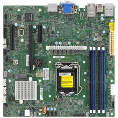 Supermicro MB Motherboard-X12SCZ-F-B W480 Lga-1200 128GB DDR4 HDMI DP MATX Bulk Box