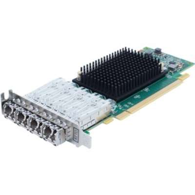 ATTO Technology Quad CHN 32GB Gen 7 FC to X8 PCIE3.0 Adapter Low Profile LC SFP+