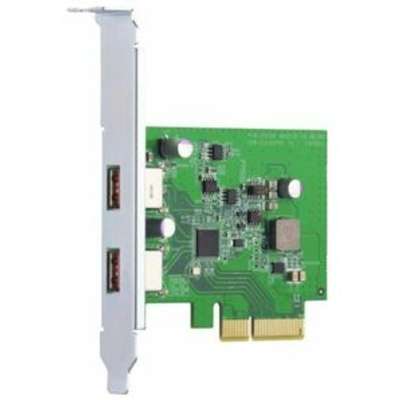 QNAP USB 3.2 Gen 2 Dual Port PCIE Expansioncard NAS with A PCIE Slot Windows