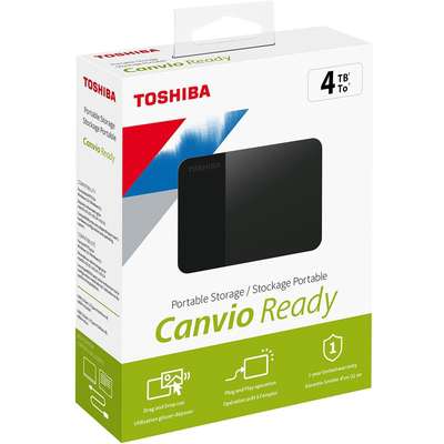 Toshiba Canvio Ready (B3) 4TB Black