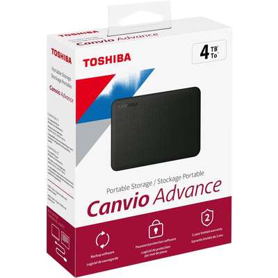 Toshiba Canvio Advance 4TB Black
