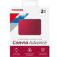 Toshiba Canvio Advance 2TB Red