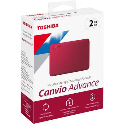 Toshiba Canvio Advance 2TB Red