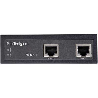 StarTech.com Industrial Gigabit Ethernet PoE Injector 30W