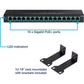 TRENDnet 16-Port Gigabit PoE+ Switch (123W)