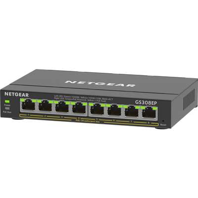 NETGEAR 8 Port Geth PoE+ Smart Managed Plus Switch