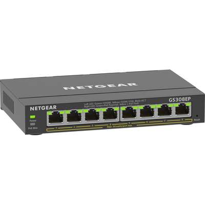 NETGEAR 8 Port Geth PoE+ Smart Managed Plus Switch