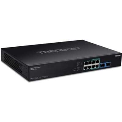 TRENDnet 10-Port Gigabit PoE++ Switch 4xGigabit PoE++ up to 95W 4x Gigabit PoE+ Ports 30W