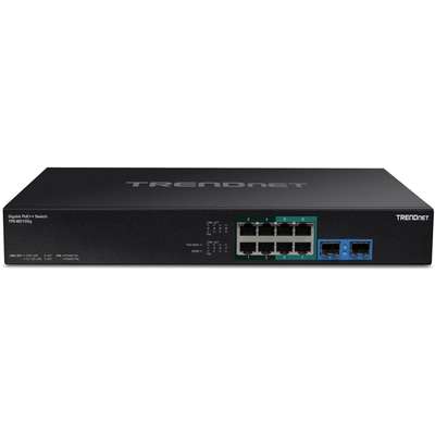 TRENDnet 10-Port Gigabit PoE++ Switch 4xGigabit PoE++ up to 95W 4x Gigabit PoE+ Ports 30W