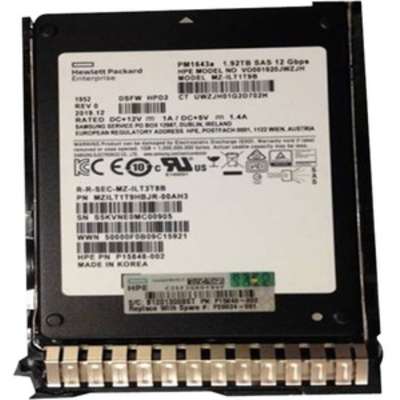 HPE Parts HPE SSD 1.92TB SAS SFF Ri SC