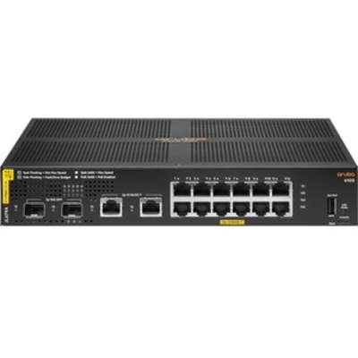 HPE Aruba 6100 12G CL4 2SFP+ 139W Switch PL-W8