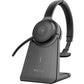 V7 Wireless Bluetooth Mono Headset Boom Microphone with USB Dongle Black