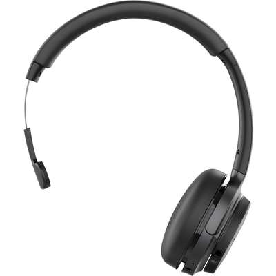 V7 Wireless Bluetooth Mono Headset Boom Microphone with USB Dongle Black
