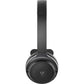 V7 Wireless Bluetooth Mono Headset Boom Microphone with USB Dongle Black