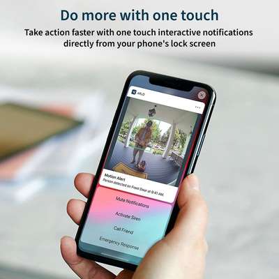 Arlo Essential Video Doorbell Wire-Free Black