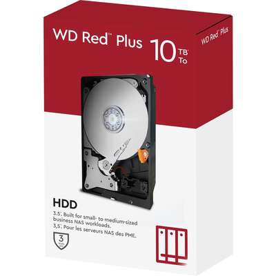 Western Digital 10TB WD Red Plus NAS Hard Drive 3.5"