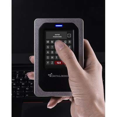 DataLocker DL4FE 2TB Encrypted Essd Fips 140-2 TAA USB C & USB 3.0
