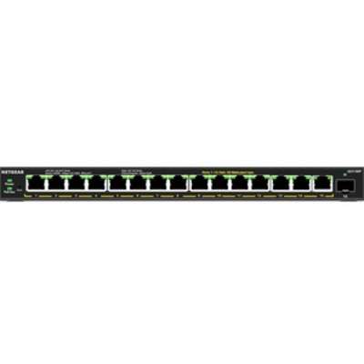 NETGEAR 16-Port PoE+ Gigabit Ethernet Plus Switch (180W) with 1 SFP Port