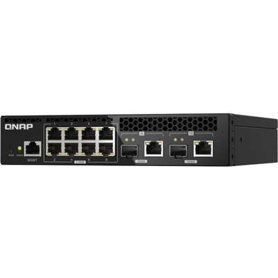 QNAP Rackmount Switch QSW-M2108-2C Management Software 8P 2.5GBS 2P 10GBS SFP+/N-B