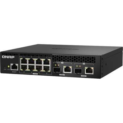 QNAP Rackmount Switch QSW-M2108-2C Management Software 8P 2.5GBS 2P 10GBS SFP+/N-B