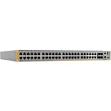 Allied Telesis 48 x 10/100/1000BASE-Tx PoE+ Ports, 2 x SFP+ Ports, 2 x SFP+/Stack Ports, 1 x