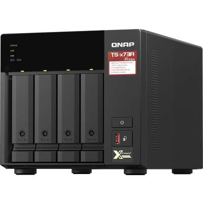 QNAP Desktop 4-Bay NAS/ISCSI IP-San AMD Ryzen V1000 V1500B 4C/8T 2.2G