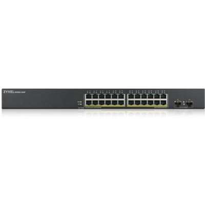 Zyxel 24-Port GbE Smart Managed PoE Switch with GbE Uplink