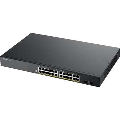 Zyxel 24-Port GbE Smart Managed PoE Switch with GbE Uplink