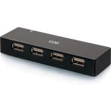 C2G 4-Port USB-A Hub with 5V 2A Power Supply