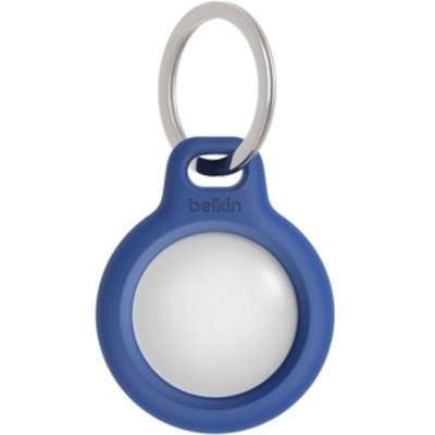 Belkin Secure Holder with Key Ring for Airtag - Blue